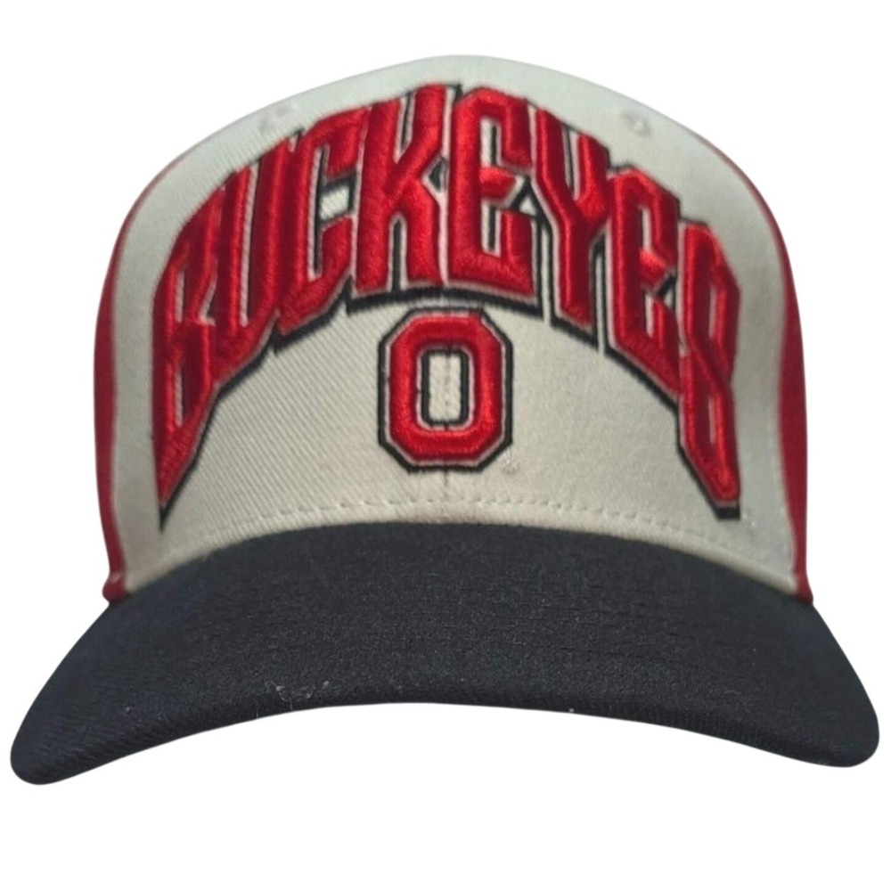 Top of the World Ohio State Buckeyes Hat Mens Snapback Red White Black O Logo